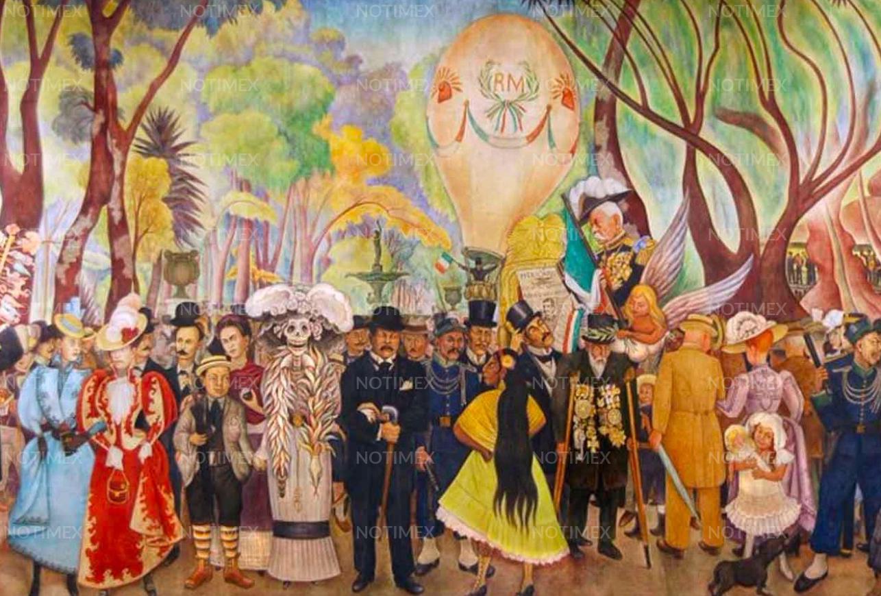 Los personajes de Diego Rivera en "la Alameda Central"